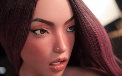 Climax Doll SEX DOLL Ginny 155cm C-Cup Silicone Head Black Doll - Climax Doll (USA Stock)