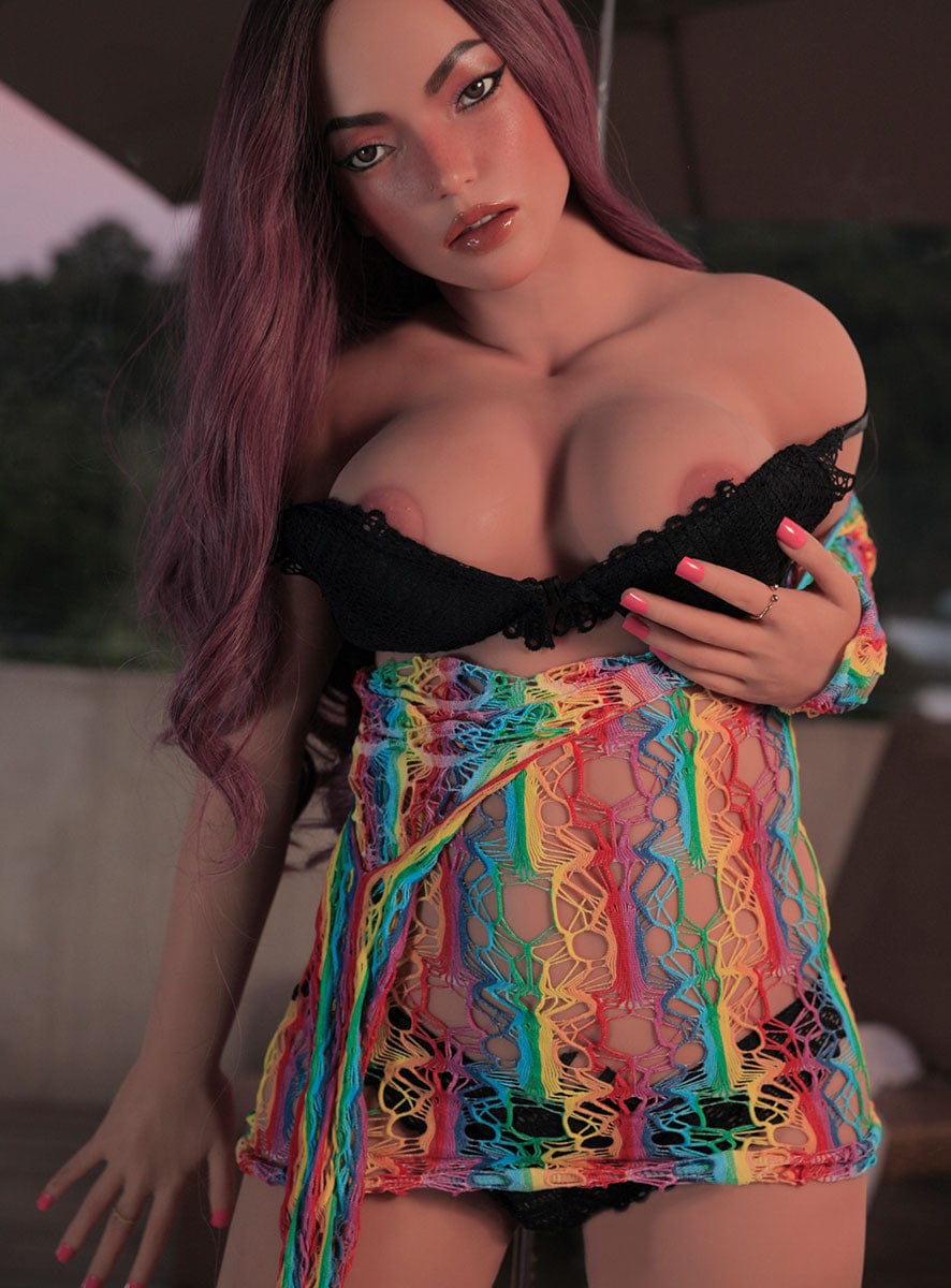 Climax Doll SEX DOLL Ginny 155cm C-Cup Silicone Head Black Doll - Climax Doll (USA Stock)