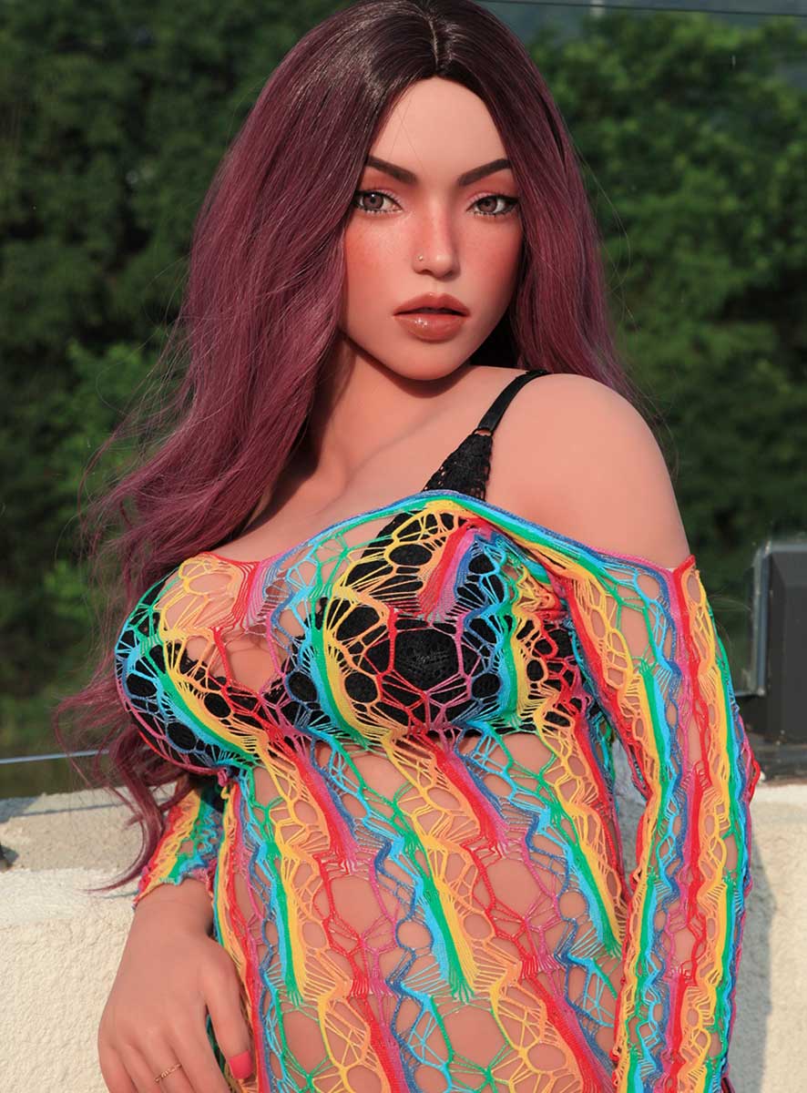 Climax Doll SEX DOLL Ginny 155cm C-Cup Silicone Head Black Doll - Climax Doll (USA Stock)