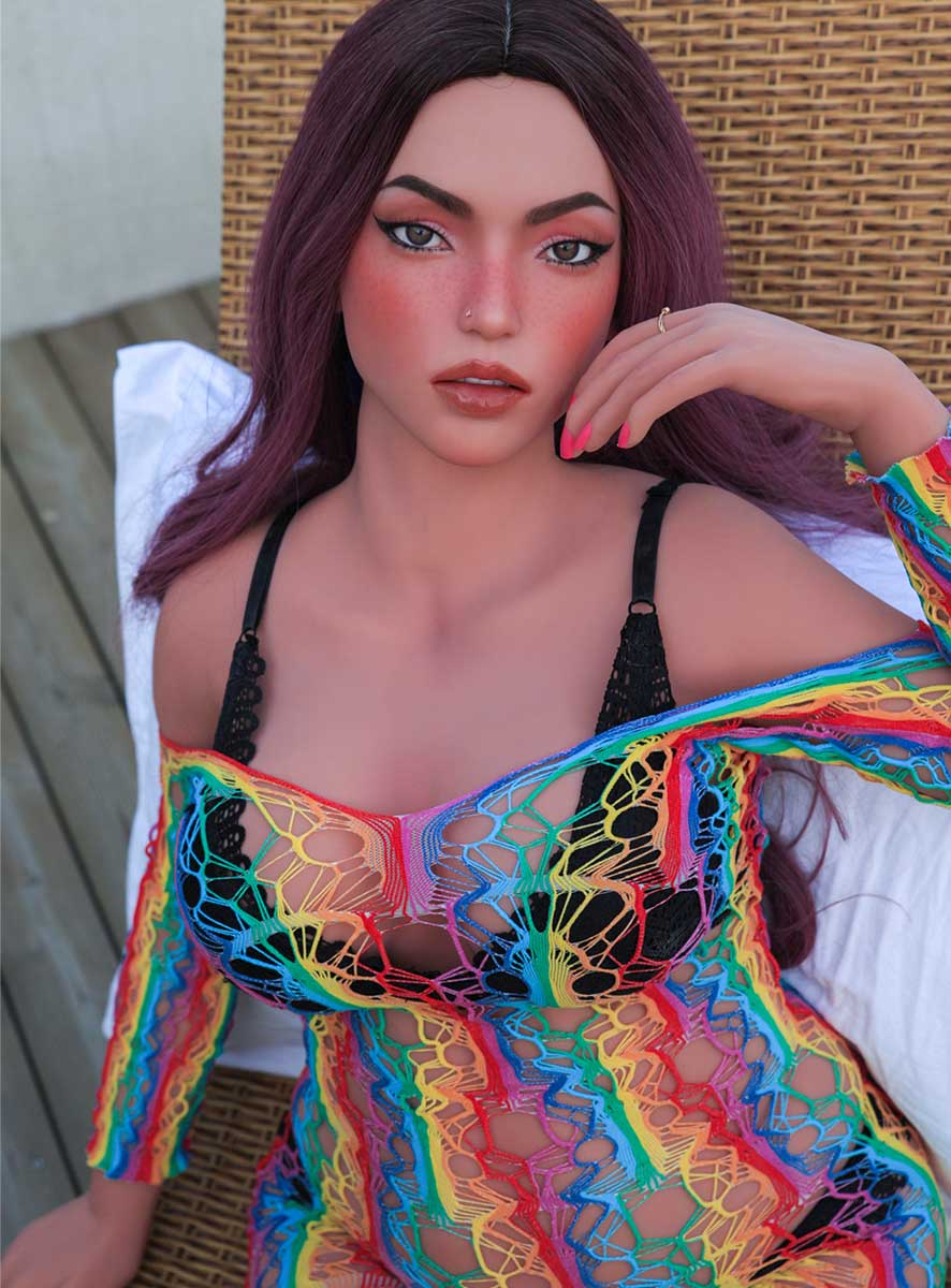 Climax Doll SEX DOLL Ginny 155cm C-Cup Silicone Head Black Doll - Climax Doll (USA Stock)