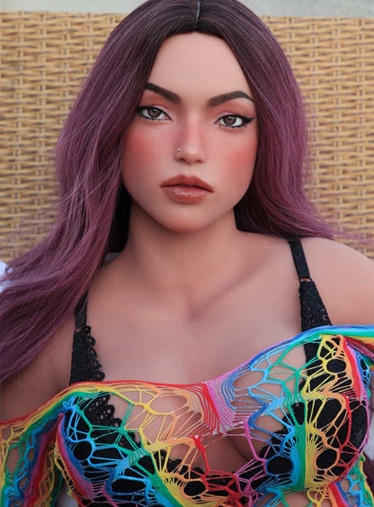 Climax Doll SEX DOLL Ginny 155cm C-Cup Silicone Head Black Doll - Climax Doll (USA Stock)