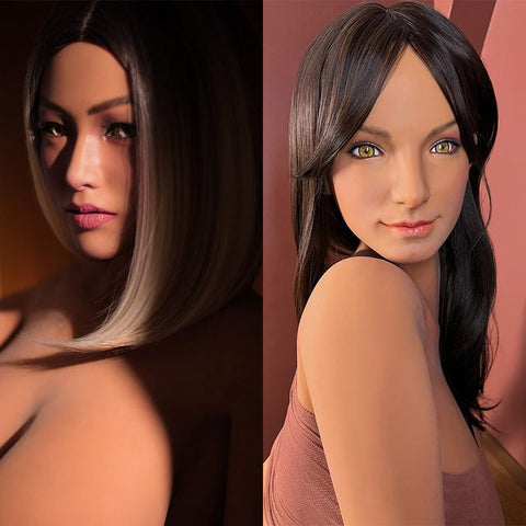 Rae+Mouna 159cm F-Cup Silicone ROS Head Sex Doll - Climax Doll (USA Stock)