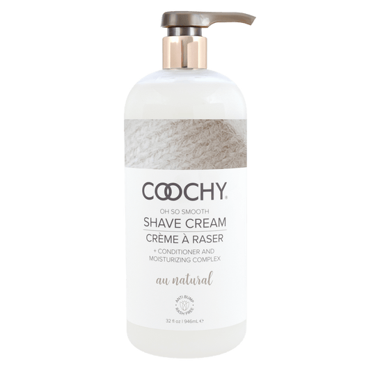 Coochy Lubes Shave Cream - Au Natural 32oz | 946mL