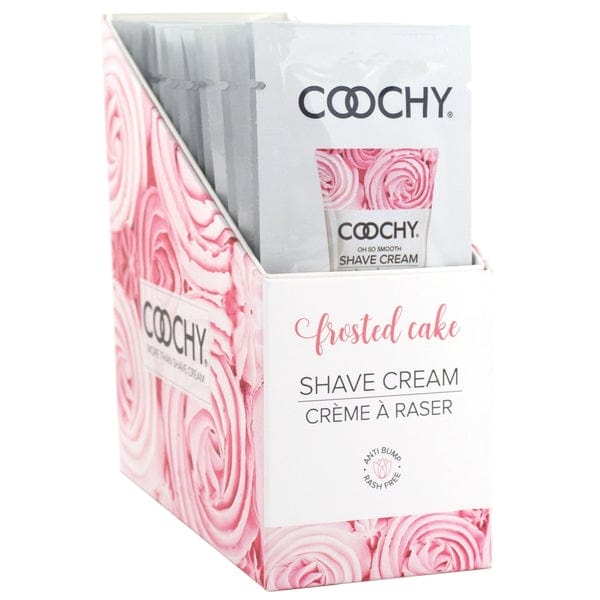 Coochy Lubes Shave Cream - Frosted Cake 24pc | 15ml - Foil - DISPLAY