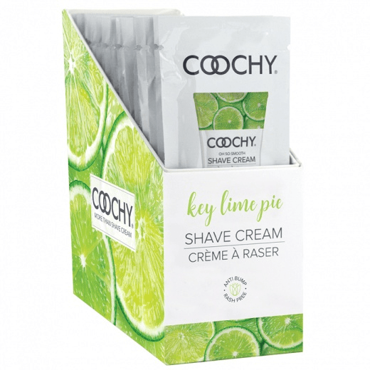 Coochy Lubes Shave Cream - Key Lime Pie 24pc - FOIL