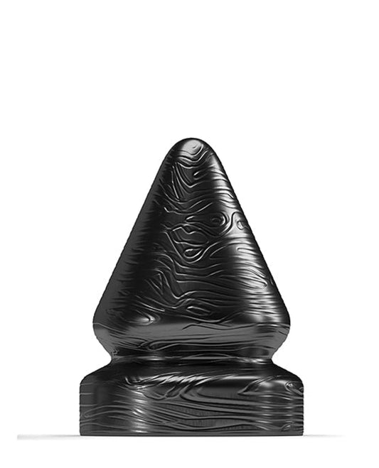 Doll Authority Anal Products Medium 665 Stretch'r Sirup Butt Plug - Black Metallic