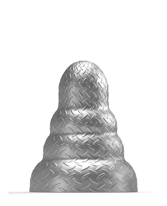 Doll Authority Anal Products Medium 665 Stretch'r Tripole Butt Plug - Gun Metal