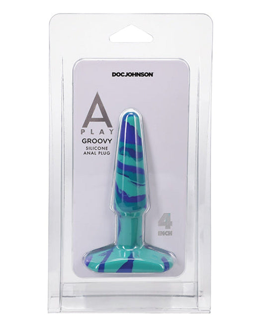 Doll Authority Anal Products Ocean A Play 4" Groovy Silicone Anal Plug