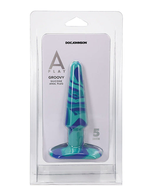 Doll Authority Anal Products Ocean A Play 5" Groovy Silicone Anal Plug