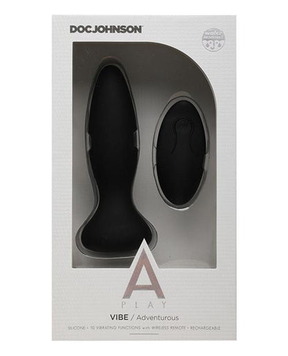 Doll Authority Anal Products A Play Rechargeable Silicone Adventurous Anal Plug W/remote