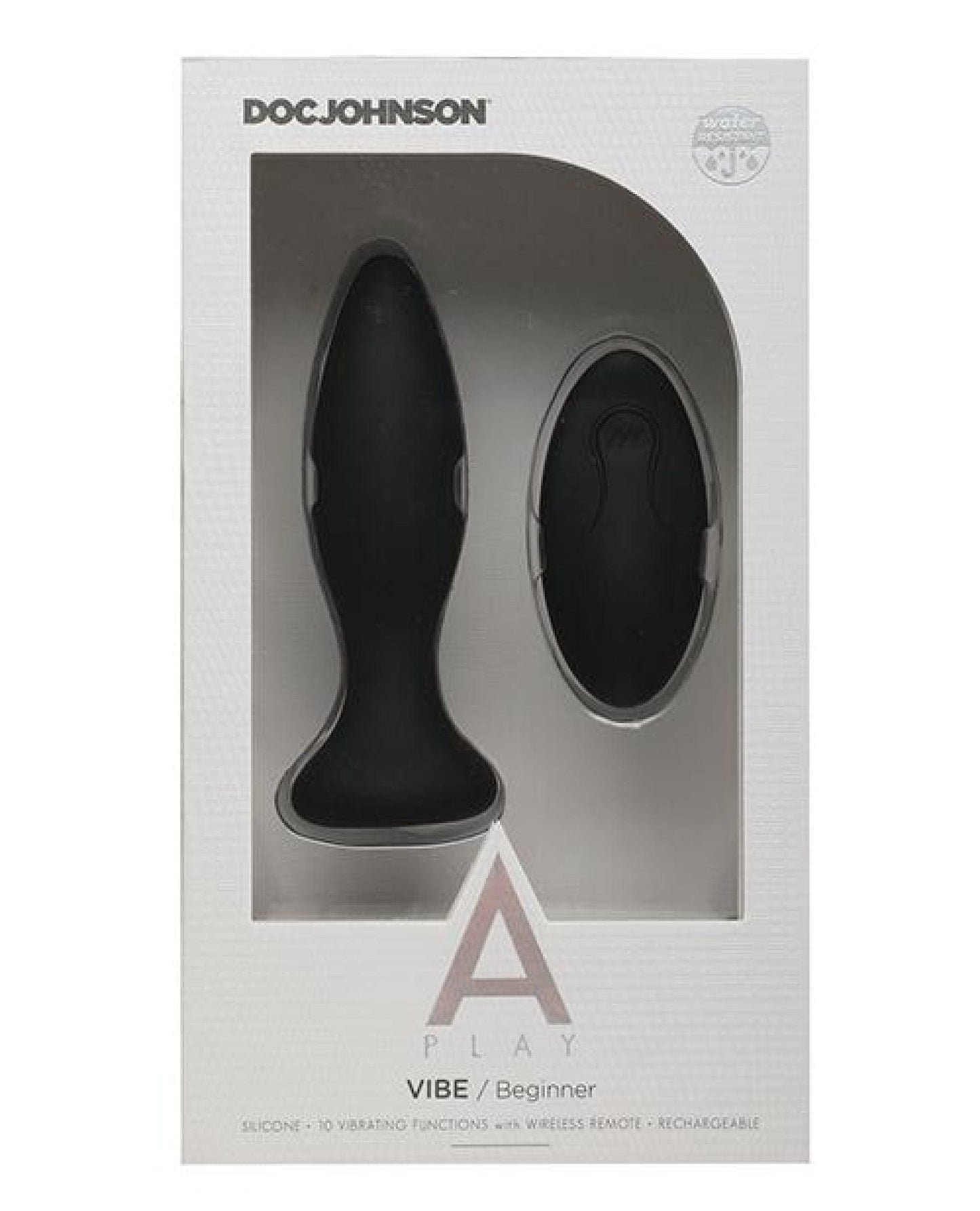 Doll Authority Anal Products A Play Rechargeable Silicone Beginner Anal Plug W/remote
