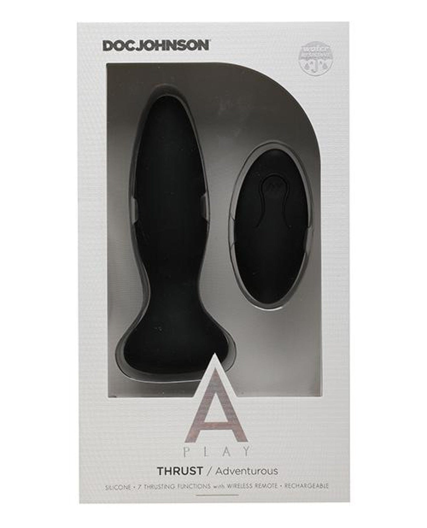Doll Authority Anal Products A Play Thrust Adventurous Rechargeable Silicone Anal Plug W/remote