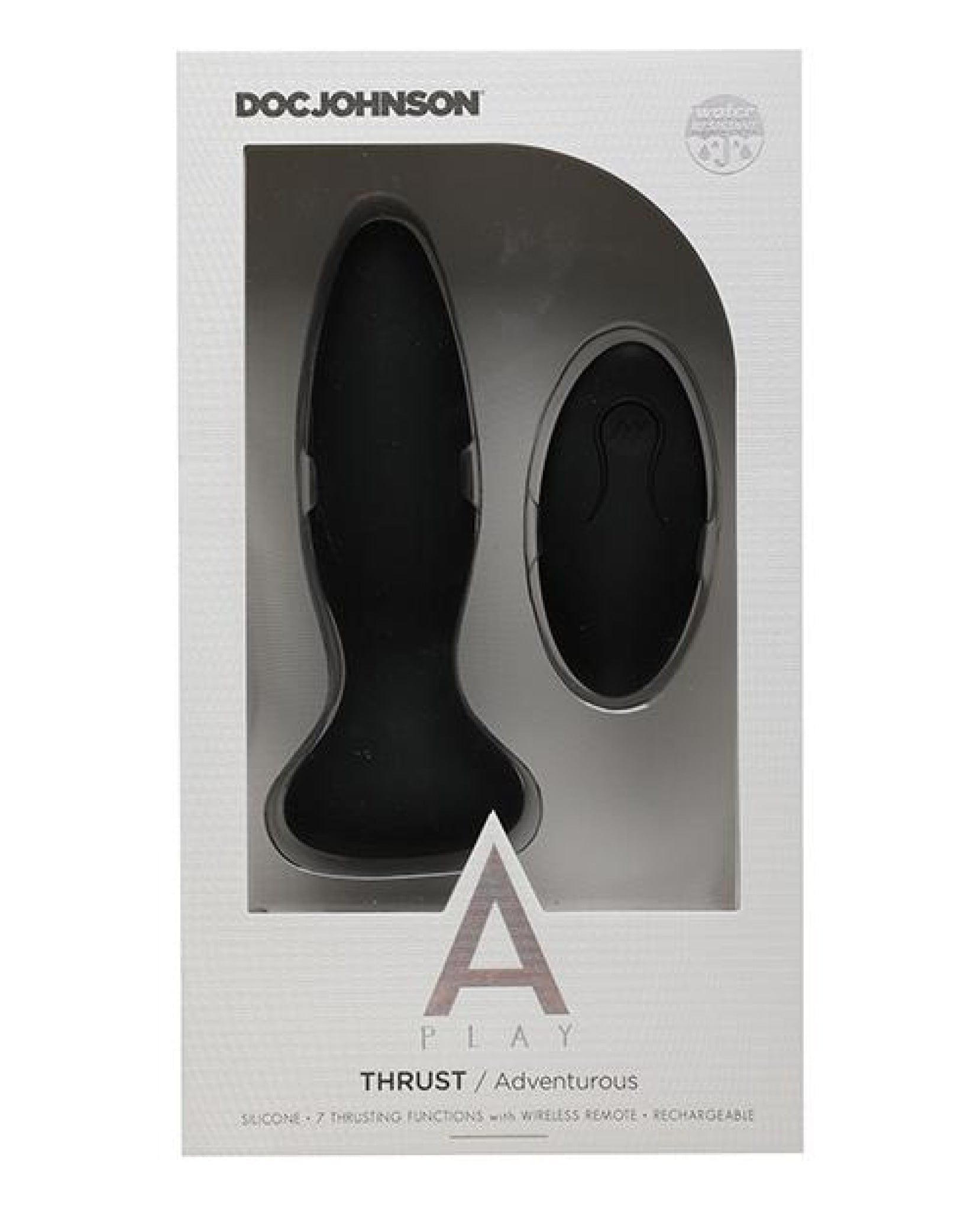 Doll Authority Anal Products A Play Thrust Adventurous Rechargeable Silicone Anal Plug W/remote