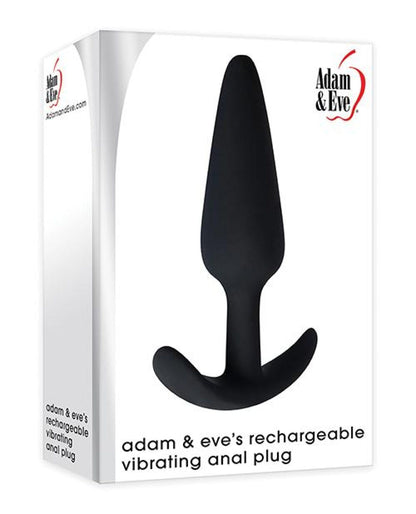 Doll Authority Anal Products Adam & Eve's Rechargeable Vibrating Anal Plug - Black