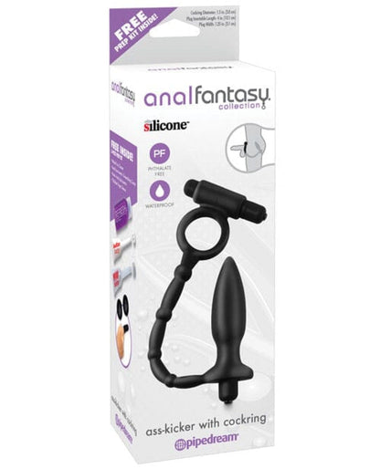 Doll Authority Anal Products Anal Fantasy Collection Ass Kicker W-cockring - Black