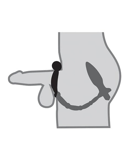 Doll Authority Anal Products Anal Fantasy Collection Ass Kicker W-cockring - Black