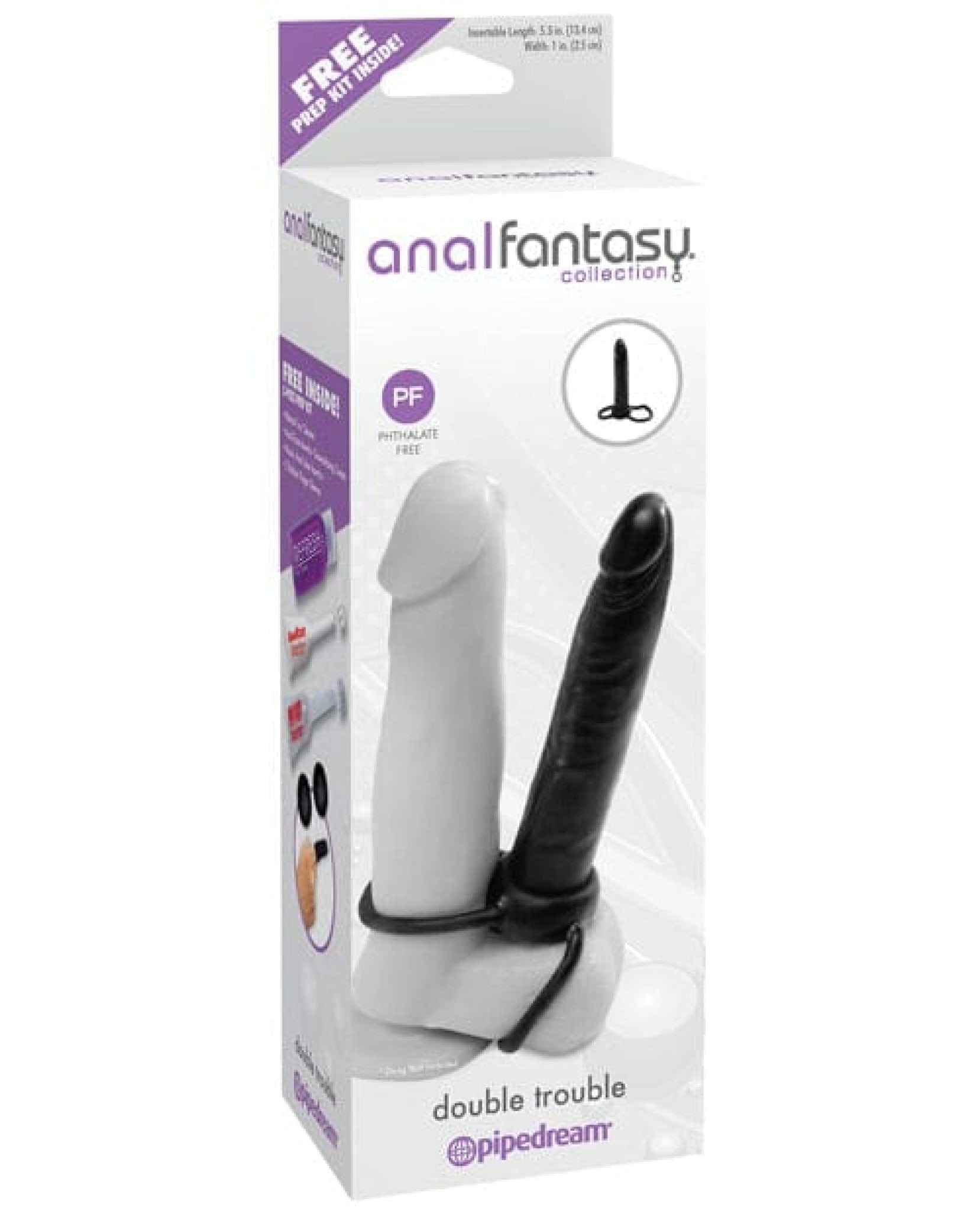 Doll Authority Anal Products Anal Fantasy Collection Double Trouble - Black