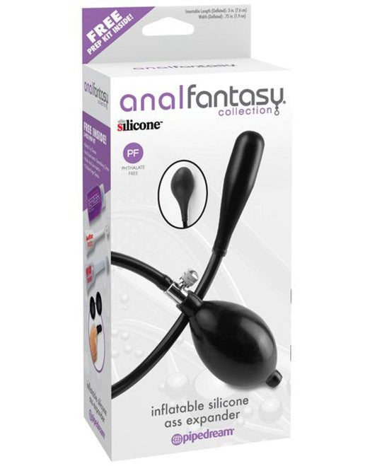 Doll Authority Anal Products Anal Fantasy Collection Inflatable Silicone Ass Expander - Black