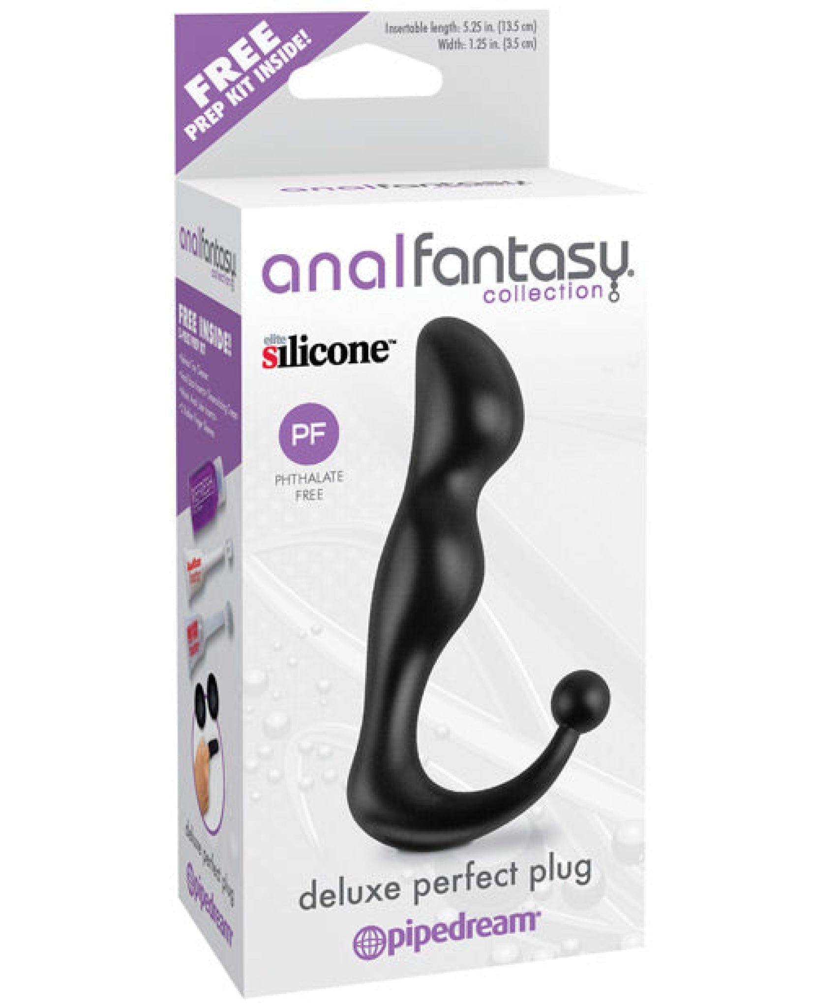 Doll Authority Anal Products Anal Fantasy Collection Perfect Plug - Black