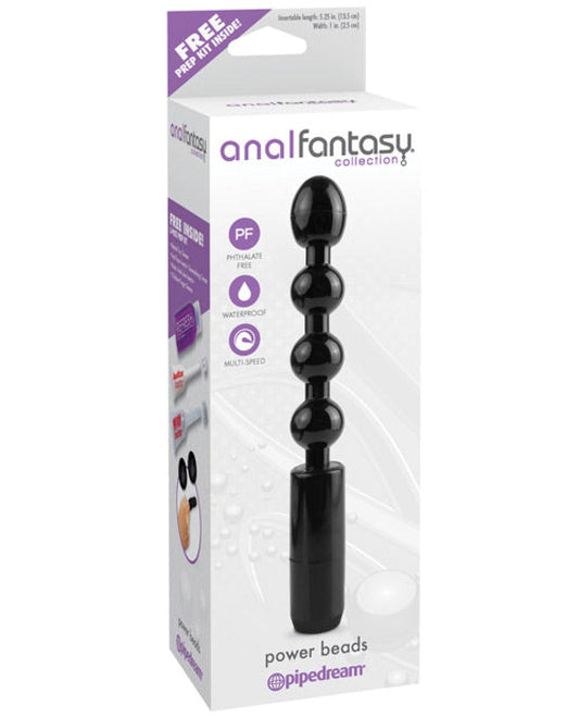 Doll Authority Anal Products Anal Fantasy Collection Power Beads - Black