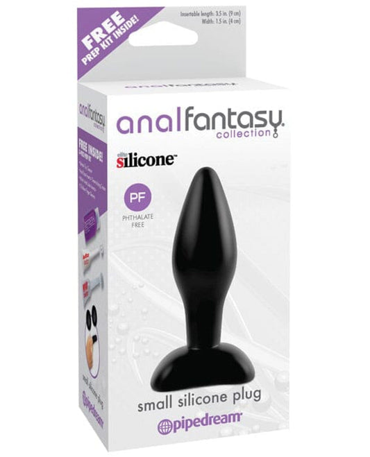 Doll Authority Anal Products Anal Fantasy Collection Small Silicone Plug - Black