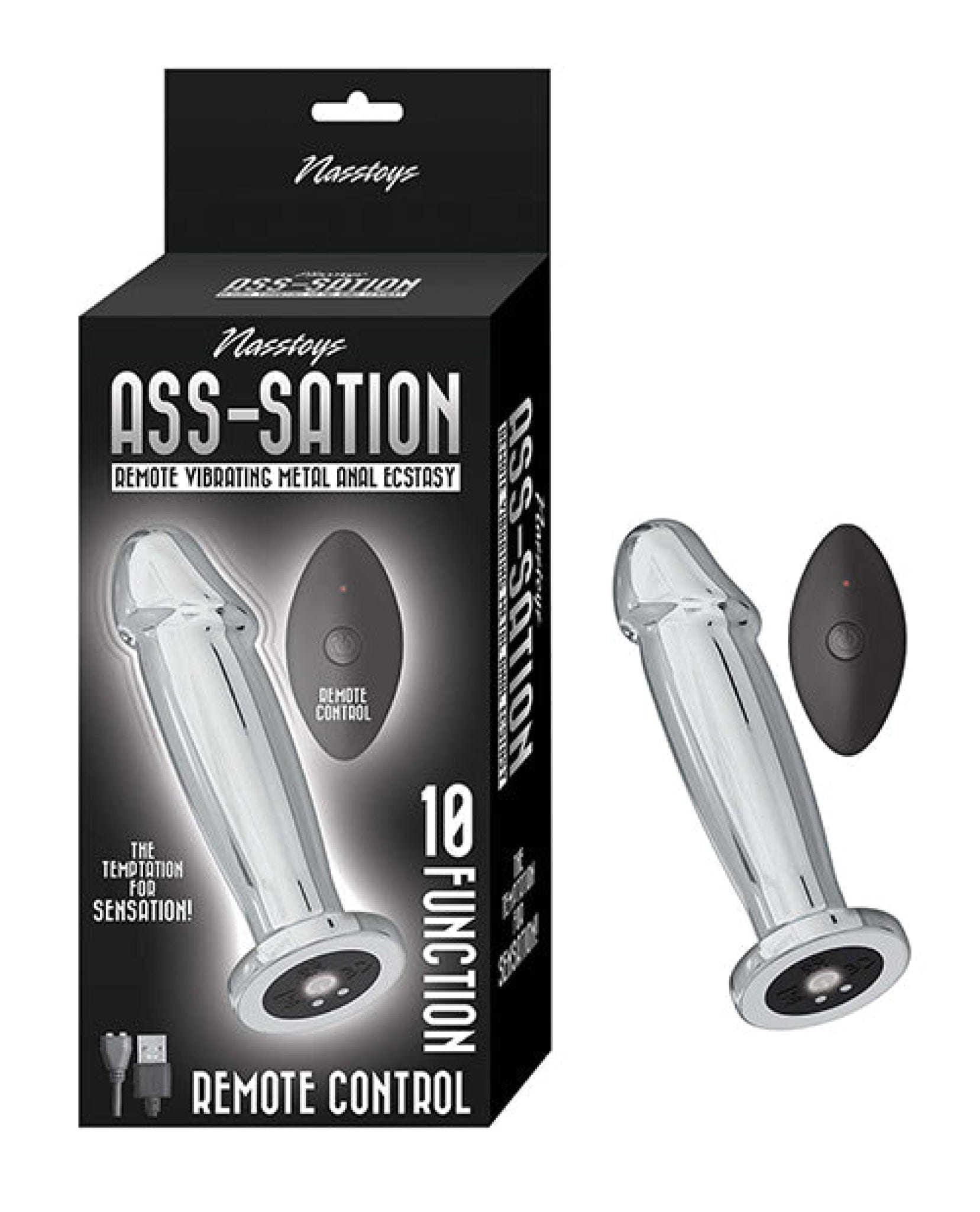 Doll Authority Anal Products Silver Ass-sation Remote Vibrating Metal Anal Ecstasy