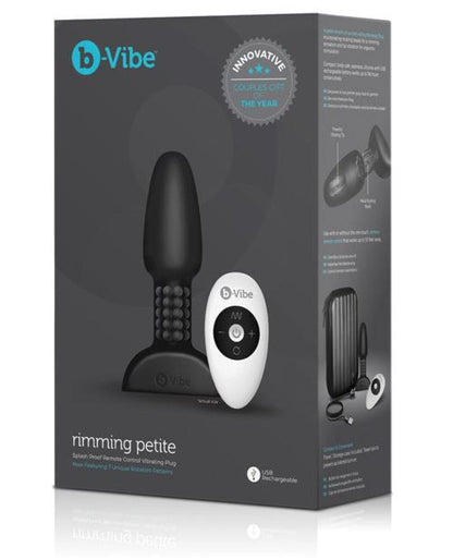 Doll Authority Anal Products Black B-vibe Petite Rimming Plug