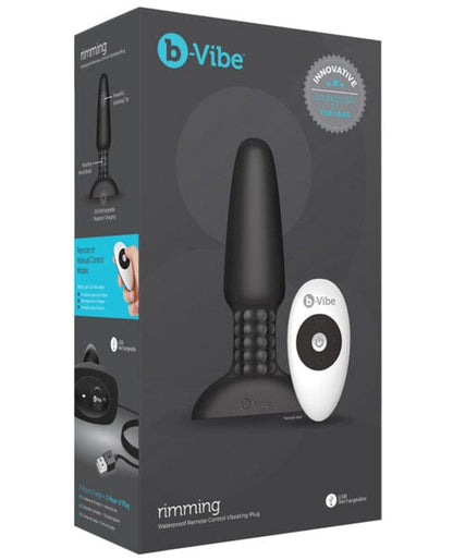 Doll Authority Anal Products Black B-vibe Rimming Plug