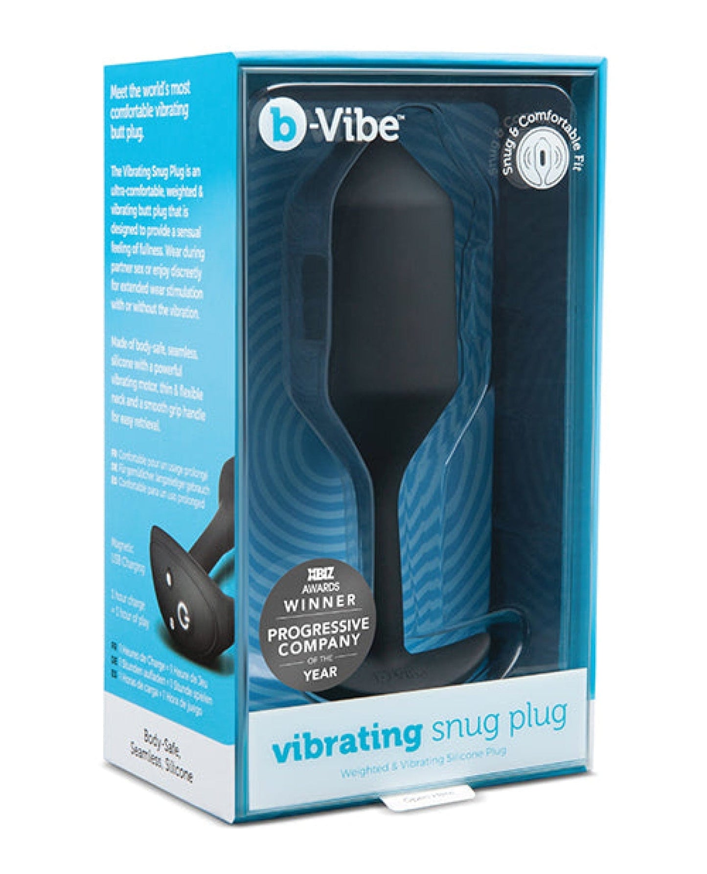 Doll Authority Anal Products B-vibe Vibrating Weighted Snug Plug Xl - 247 G Black