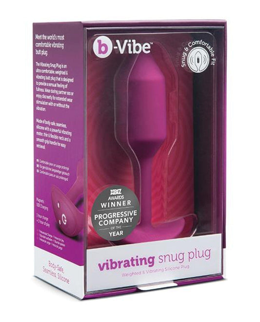 Doll Authority Anal Products Rose / Medium / 112 G B-vibe Vibrating Weighted Snug Plug Xl