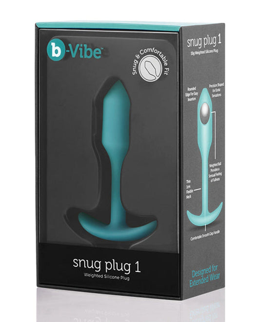 Doll Authority Anal Products Mint B-vibe Weighted Snug Plug 1 - 55 G