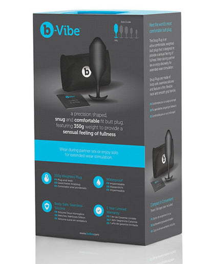 Doll Authority Anal Products B-vibe Weighted Snug Plug 5 - 350 G