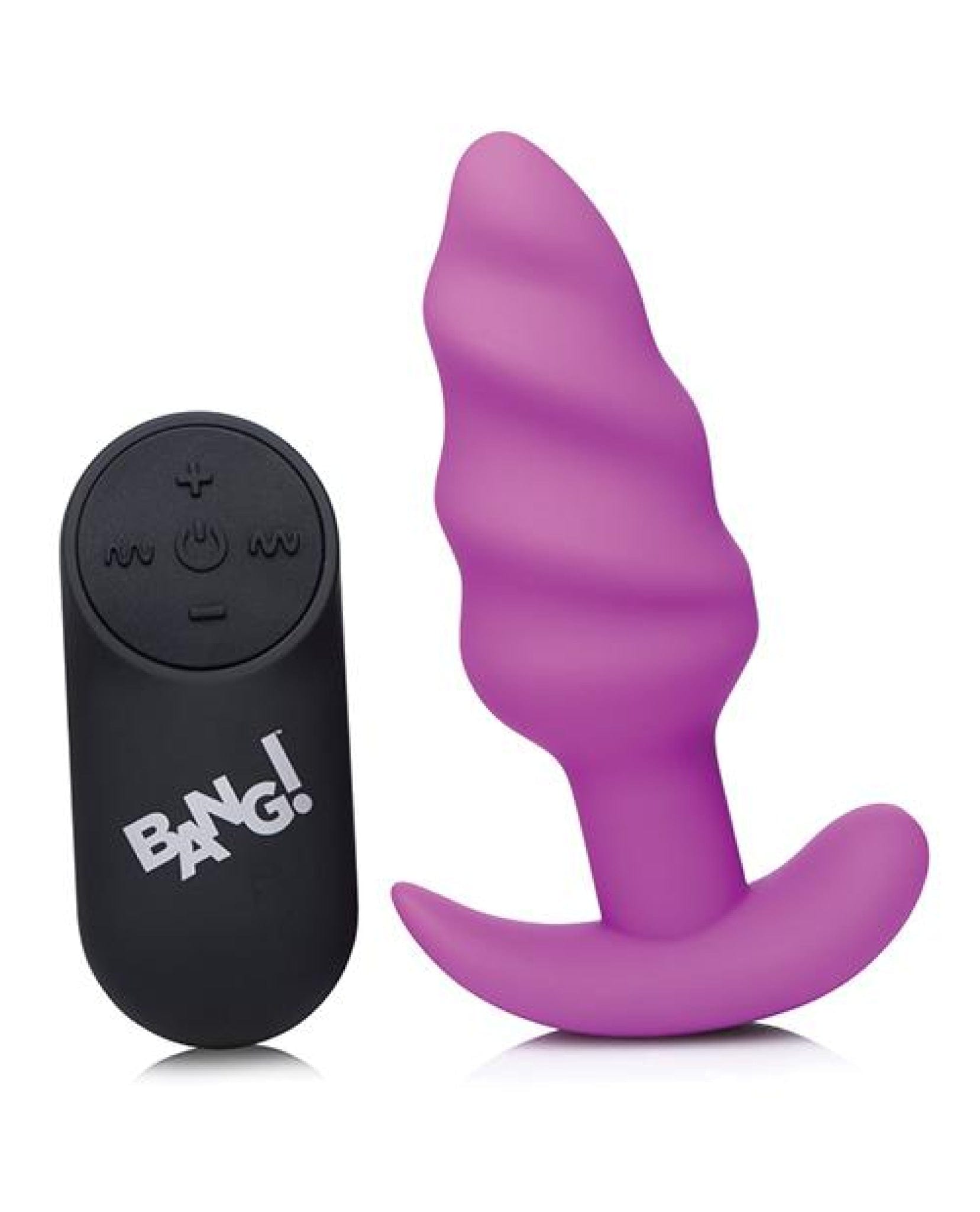 Doll Authority Anal Products Bang! Vibrating Butt Plug W/remote Control