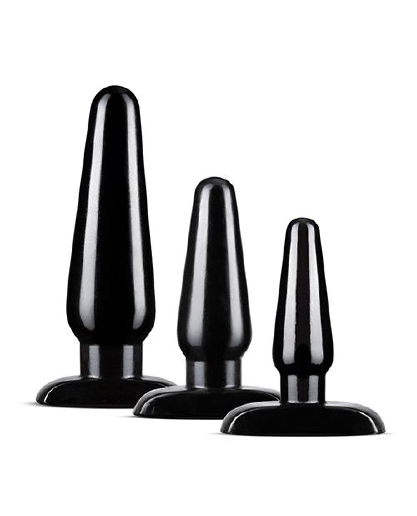 Doll Authority Anal Products Blush Anal Adventures Basic Plug Kit - Black