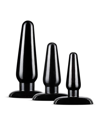 Doll Authority Anal Products Blush Anal Adventures Basic Plug Kit - Black