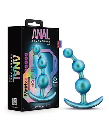 Doll Authority Anal Products Blush Anal Adventures Matrix Gamma Plug - Teal