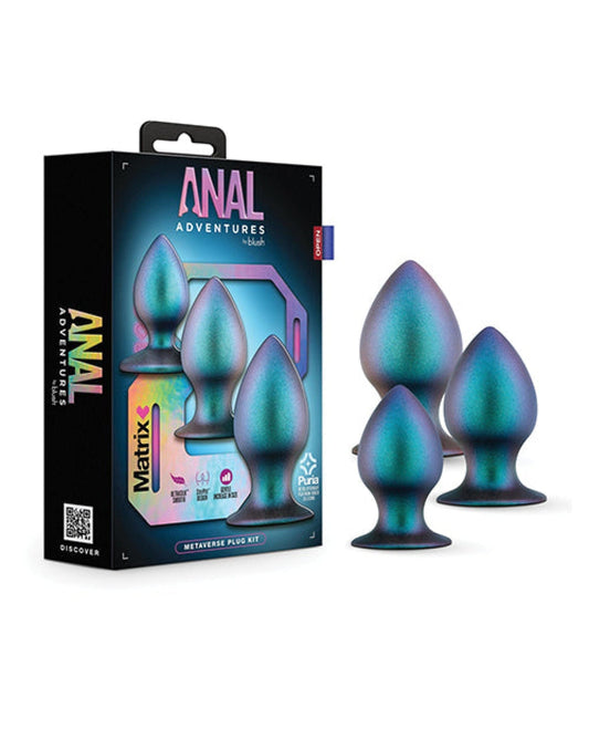 Doll Authority Anal Products Blush Anal Adventures Matrix Metaverse Plug Kit - Spruce