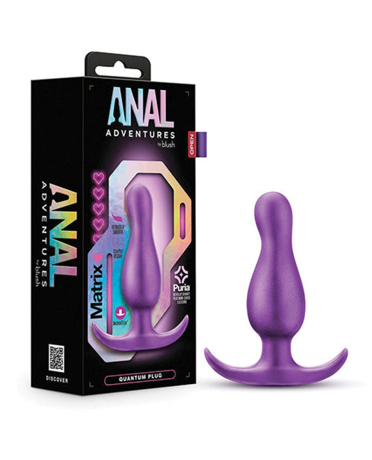 Doll Authority Anal Products Blush Anal Adventures Matrix Quantum Plug - Purple