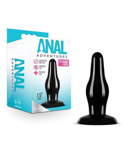 Doll Authority Anal Products Blush Anal Adventures Pleasure Plug - Black