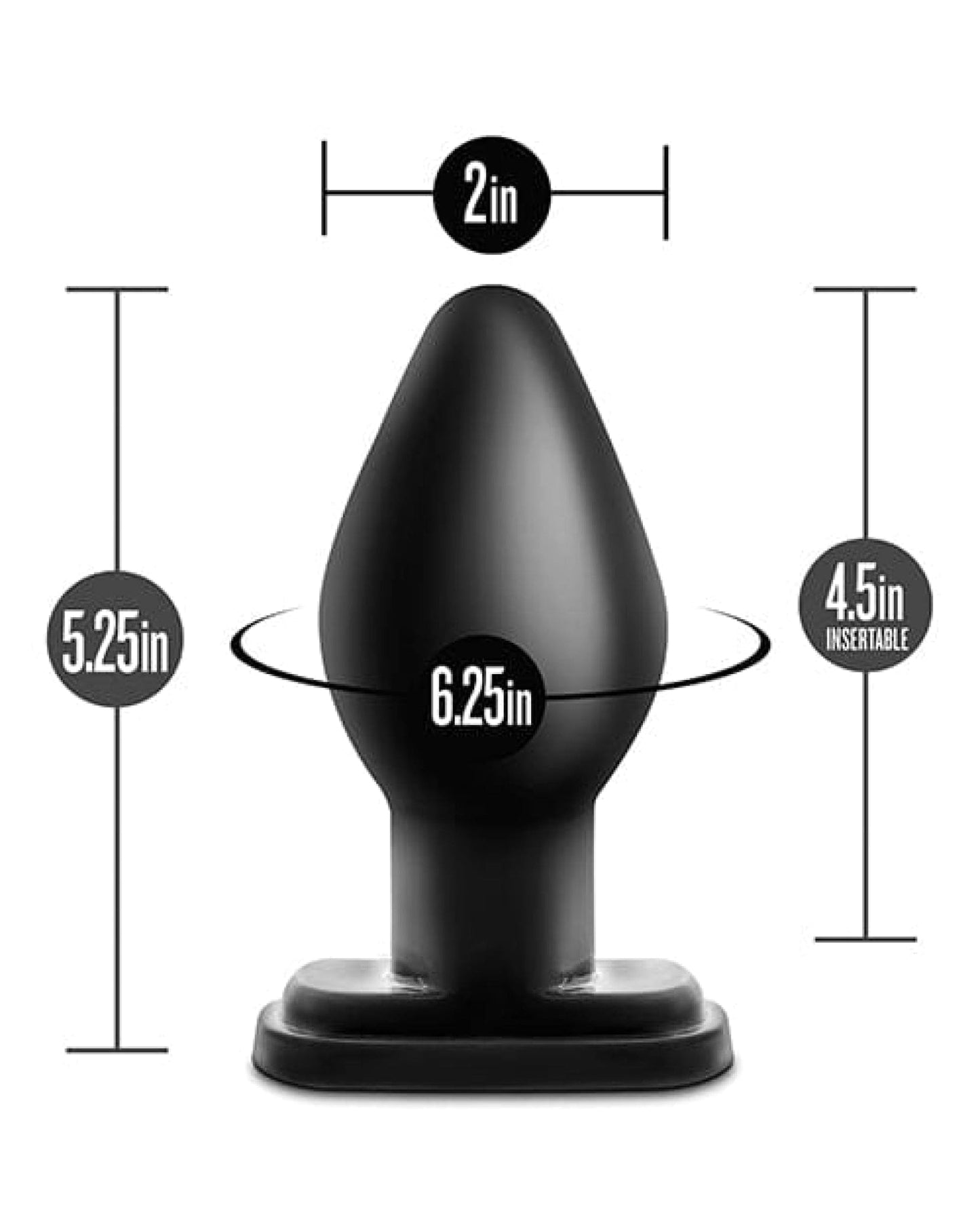 Doll Authority Anal Products Blush Anal Adventures Xl Plug - Black