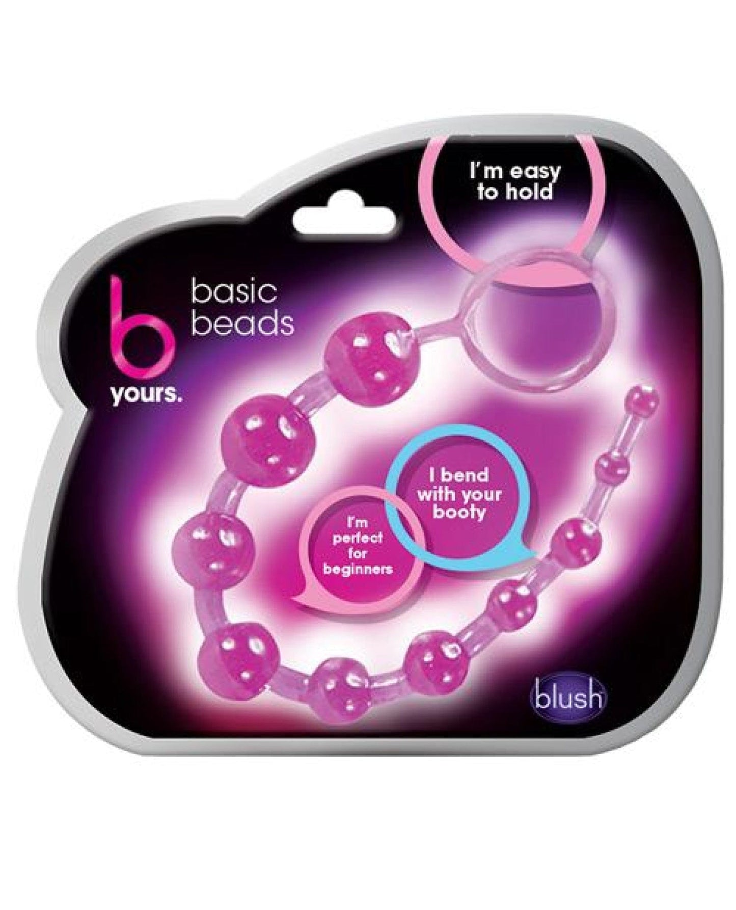 Doll Authority Anal Products Purple Blush B Yours Basic Anal Beads