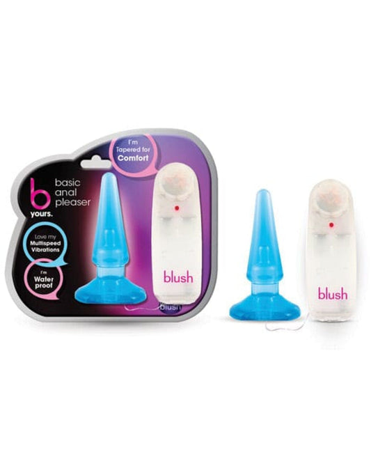 Doll Authority Anal Products Blush B Yours Basic Anal Pleaser - Blue