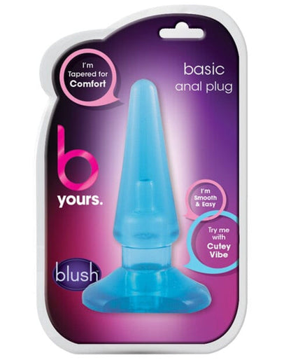 Doll Authority Anal Products Blue Blush B Yours Basic Anal Plug