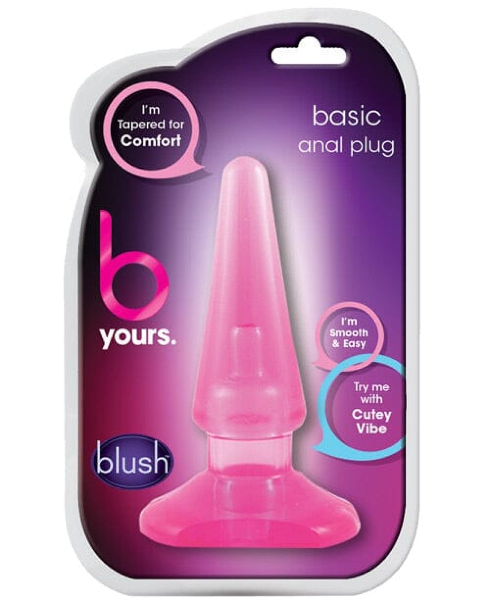 Doll Authority Anal Products Pink Blush B Yours Basic Anal Plug