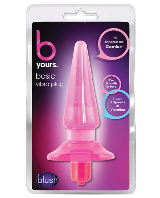 Doll Authority Anal Products Pink Blush B Yours Basic Vibra Plug