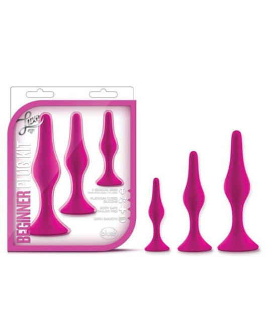 Doll Authority Anal Products Pink Blush Luxe Beginner Plug Kit