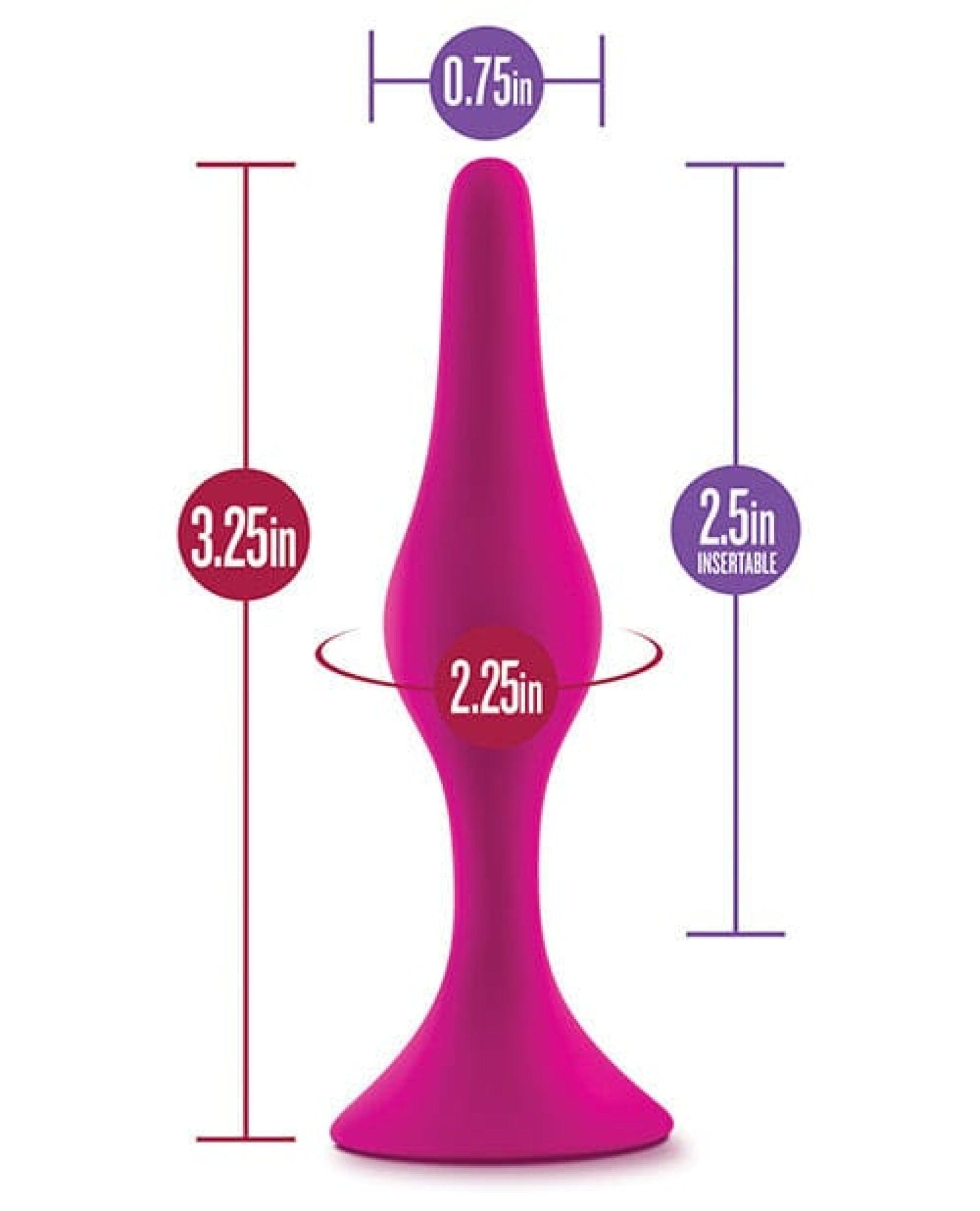 Doll Authority Anal Products Blush Luxe Beginner Plug Small