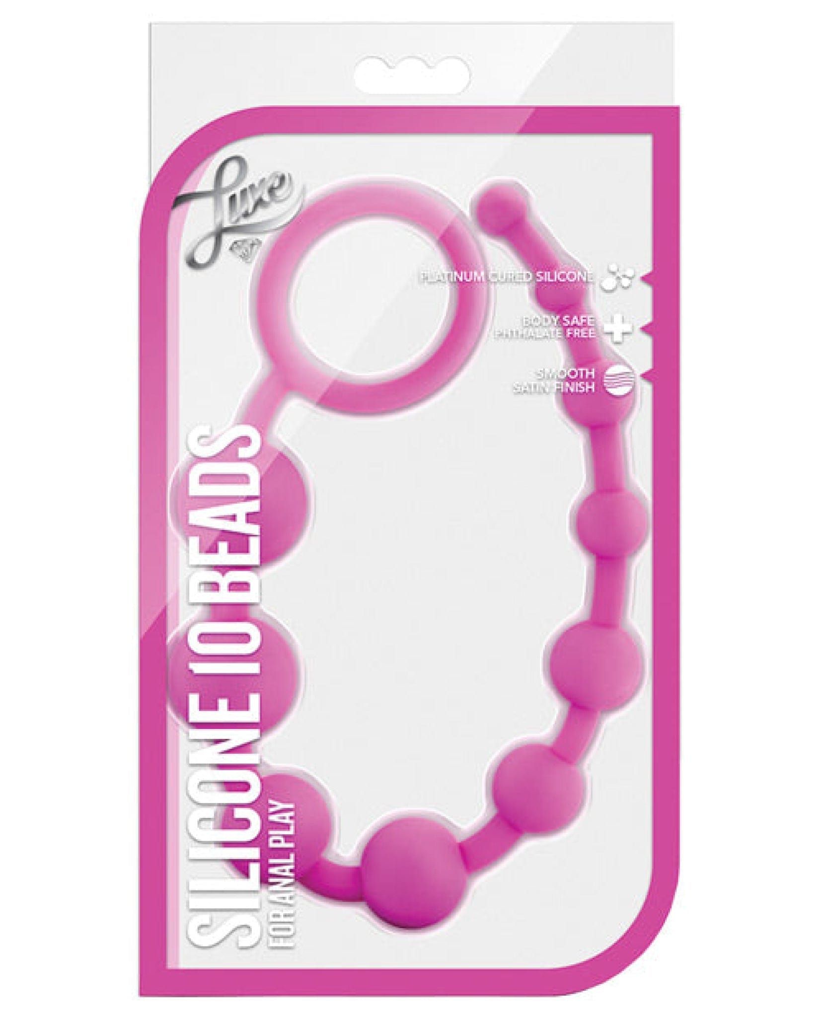 Doll Authority Anal Products Pink Blush Luxe Silicone Beads