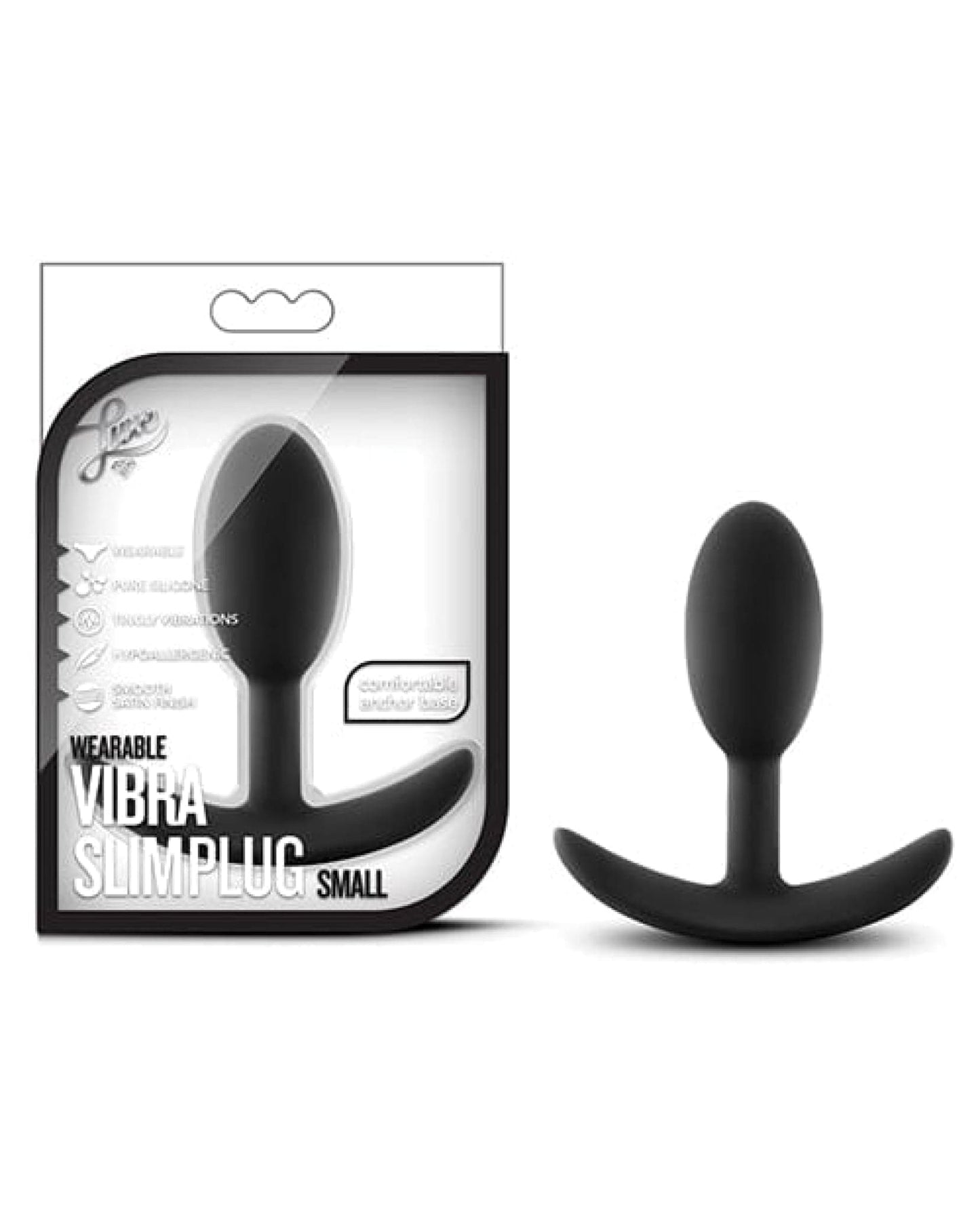 Doll Authority Anal Products Small Blush Luxe Wearable Vibra Slim Plug
