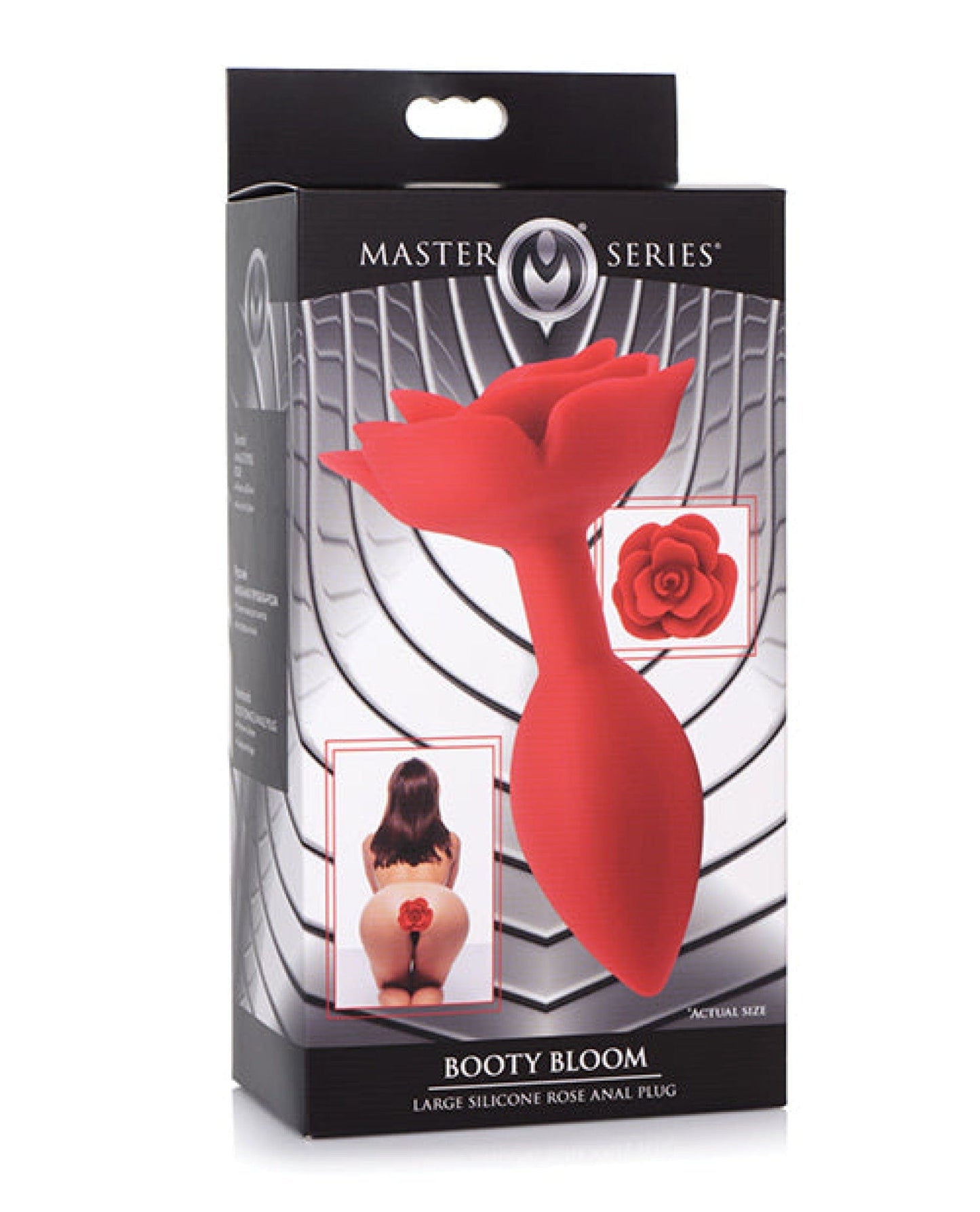 Doll Authority Anal Products Large Booty Bloom Silicone Rose Anal Plug